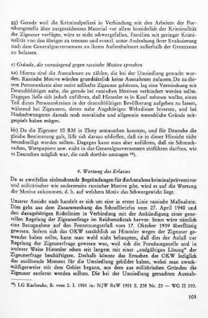 4. Wertung des Erlasses