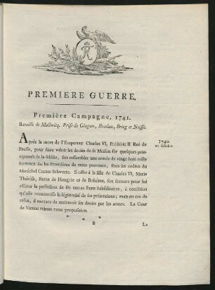 Première Guerre.