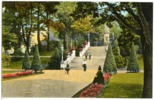 Freiberg. Albertpark Freitreppe