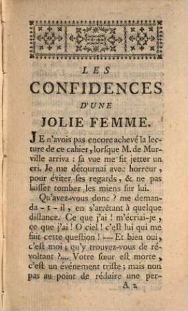 Les Confidences D'Une Jolie Femme, 3