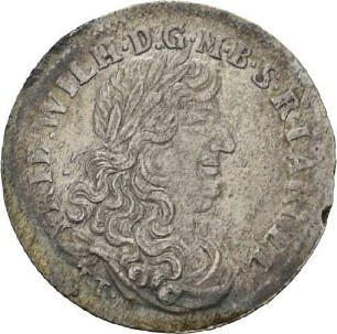 Dritteltaler des Kurfürsten Friedrich Wilhelm von Brandenburg, 1671