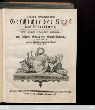 Johann Winkelmanns Geschichte der Kunst des Alterthums