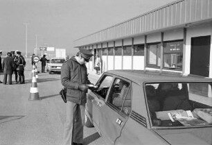 Ottmarsheim: Autobahndreieck Neuenburg - Ottmarsheim; am Gemeinschaftszollamt
