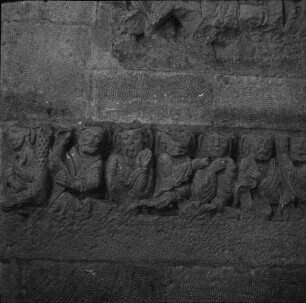 Barletta, Duomo S. Maria Maggiore, Basrelief: Letztes Abendmahl