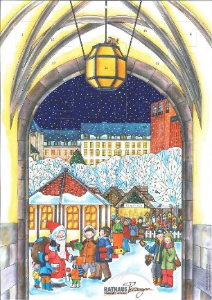 Adventskalender "Blick auf Jakobikirchplatz"