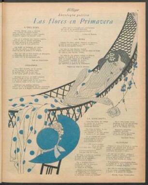 Las flores en Primavera : Antología poética