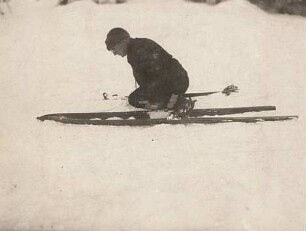 Wintersport. Skilauf: Aufstehen, richtig
