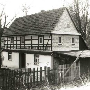 Blankenhain (Kreis Werdau), Hauptstraße 22. Häuslerhaus (um 1800)