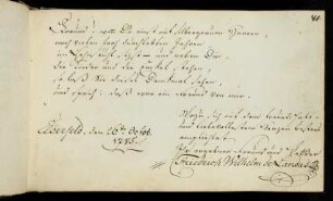 81 de Landas, Friedrich Wilhelm