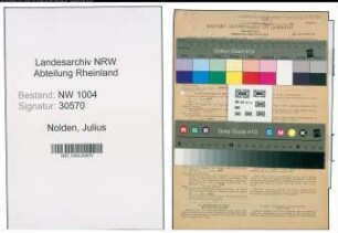 Entnazifizierung Julius Nolden , geb. 27.03.1903 (Arbeiter)
