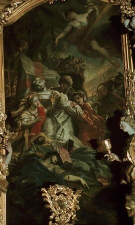 Seitenaltar: Die heilige Ursula mit ihren Gefährtinnen