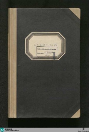 Band 19: Matrikel der Gr. Polytechnischen Schule Carlsruhe und der Technischen Hochschule Karlsruhe 1852-1920