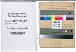 Entnazifizierung Margarete Drolshagen , geb. 05.03.1876 (Teilhaberin)