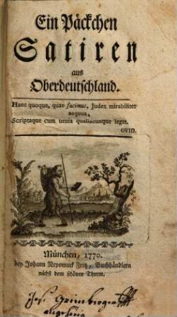 Ein Päckchen Satiren aus Oberdeutschland