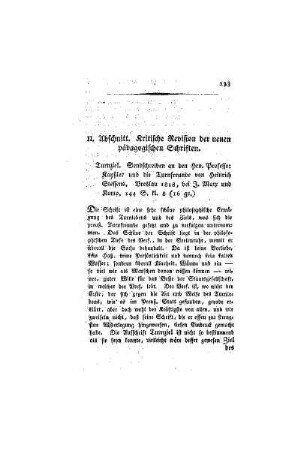 Turnziel. Sendschreiben an den Hrn. Professor Kayßler und die Turnfreunde von Heinrich Steffens. Breslau 1818, bei J. Marx und Komp. 144 S.