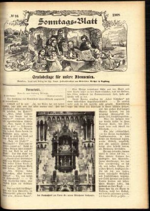 Ausgabe vom Sonntag, den 19. April 1908.