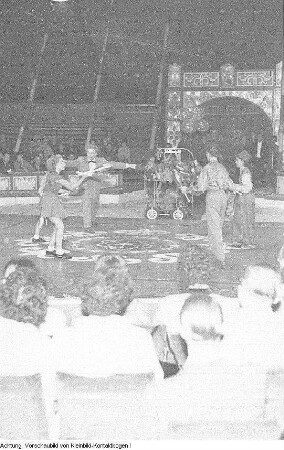 Dresden, Gastspiel des Zirkus Busch, Juni 1956