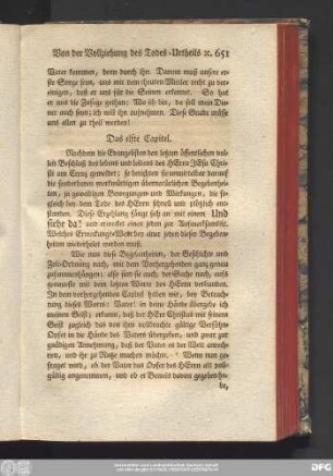 Das elfte Capitel.