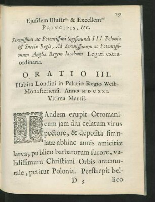 Oratio III.