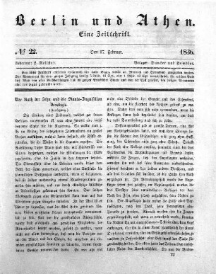 1836,22: No. 22