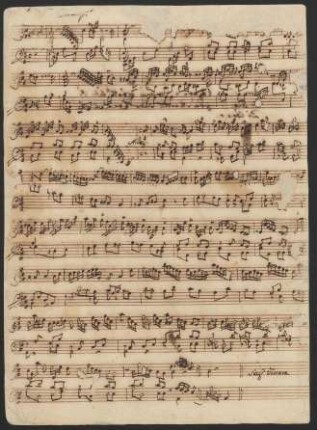 Sonaten; cemb / org; A-Dur; BroMI 275/1