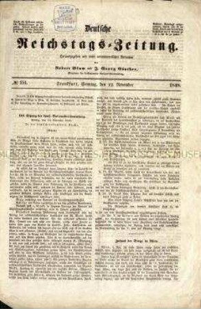 Deutsche Reichstagszeitung. 1848