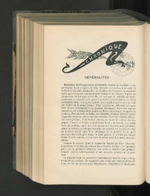 Généralités.