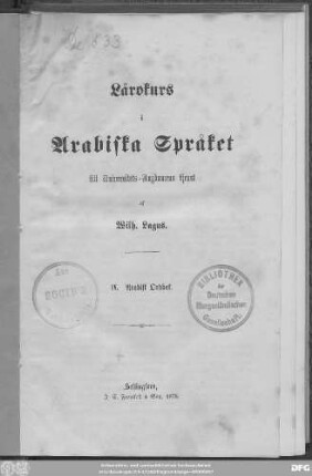 4: Arabisk Ordbok