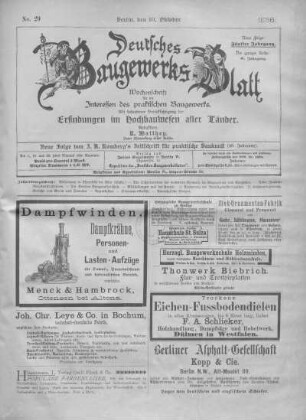 46. Jahrgang. No. 29