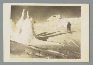 Winterabend im Riesengebirge : Blick zur Reifträgerbaude