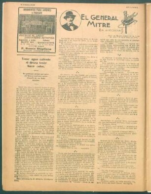 El General Mitre : En anécdotas