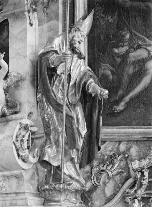 Rechte Assistenzfigur: Heiliger Nikolaus