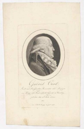 Bildnis des Gabriel Carl