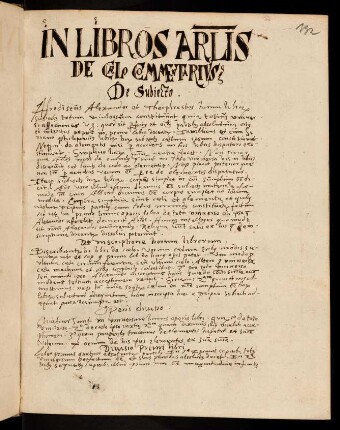 132r-160v, In libros Aristotelis De caelo commentarius, cum quaestionibus.