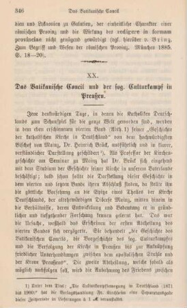 346-351 Das Vatikanische Concil und der sog. Culturkampf in Preußen