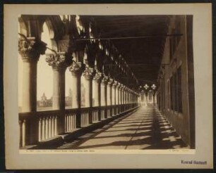 Dogenpalast (Palazzo Ducale), Venedig: Ansicht der Loggia