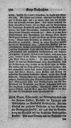 Ueber den Einfluß der gelehrten Geschichte in das Studium der Gottesgelehrsamkeit.