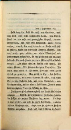 Goethe's Werke : unter des durchlauchtigsten deutschen Bundes schützenden Privilegien. 27. Band, [Italiänische Reise, I]