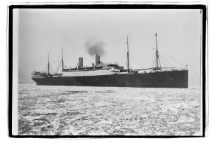 Cleveland (1909), Passagier- und Frachtschiff (reefer), Hamburg-Amerikanische Packetfahrt-Actien-Gesellschaft, Hamburg, Bau-Nr. 197