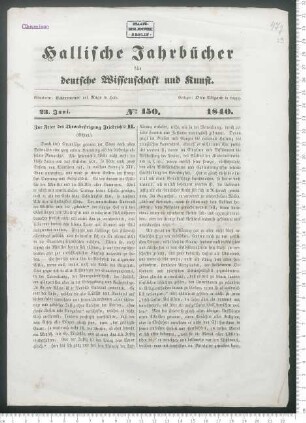 "Adelbert von Chamisso's Werke (Fortsetzung)" (Rezension/ Auszüge)