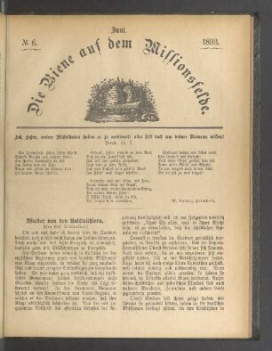 N° 6. Juni. 1893