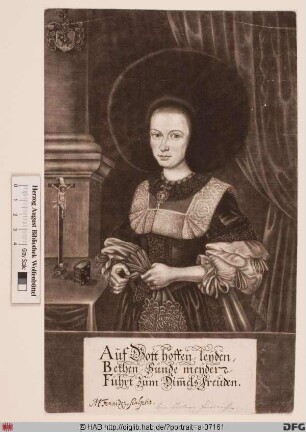 Bildnis Anna Barbara Friedrich, geb. ?