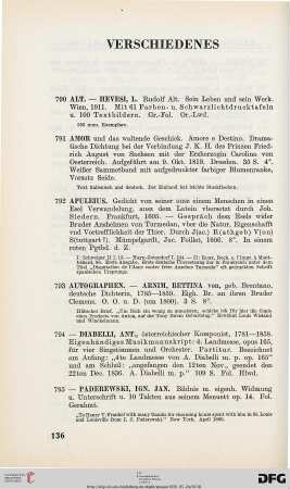 Verschiedenes (Nr. 790-863)