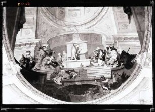 Klosterkirche; Deckenbild Jesus lehrt im Tempel