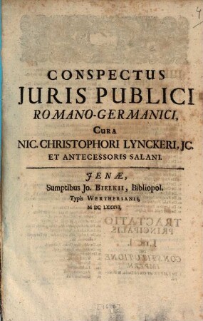 Conspectus iuris publici romano-germanici