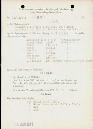 Liehner, Rudolf