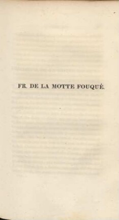 Fr. de la Motte Fouqué