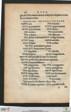 Termini grammaticales