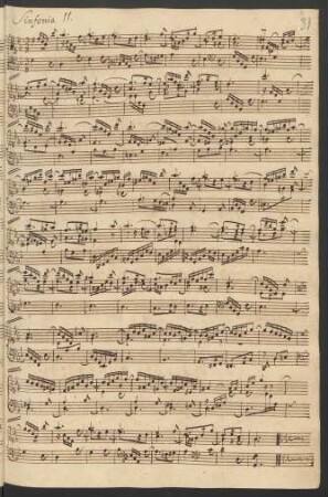 Sinfonien; cemb; g-Moll; BWV 797