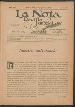 Nuestro aniversario